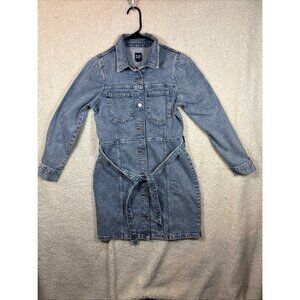 Gap Petites sz 4P Denim Shirt dress